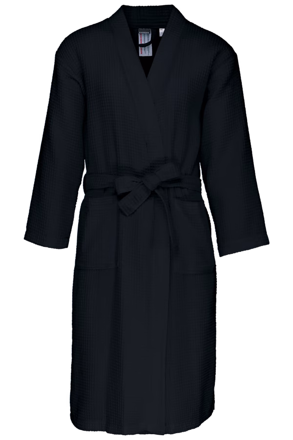 K122 kimono noir nid dabeille