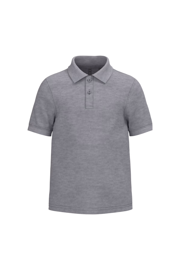 K268 polo enfant oxfordgrey