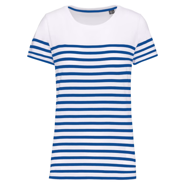 K3034 tshirt marin bio royal femme