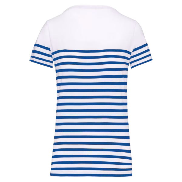 K3034 tshirt marin dos bio femme