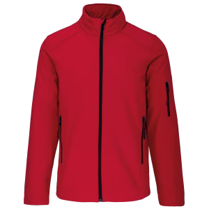 K400 veste sofshell kariban rouge