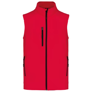 K403 bodywarmer softshell rouge