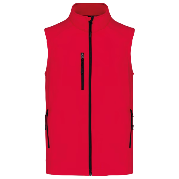 K403 bodywarmer softshell rouge