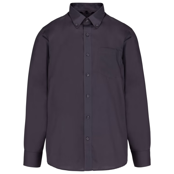 K537 chemise sans repassage gris homme