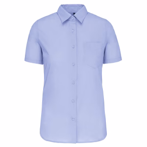 K548 chemise popeline ciel femme