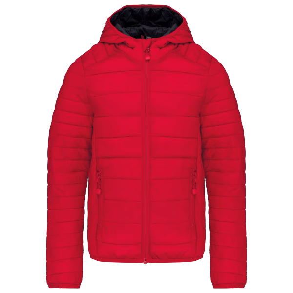 K6112 doudoune enfant rouge