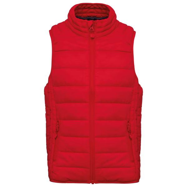 K6115 bodywarmer enfant dos rouge