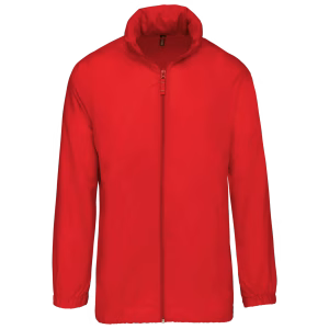 K616 coupe vent unisexe rouge