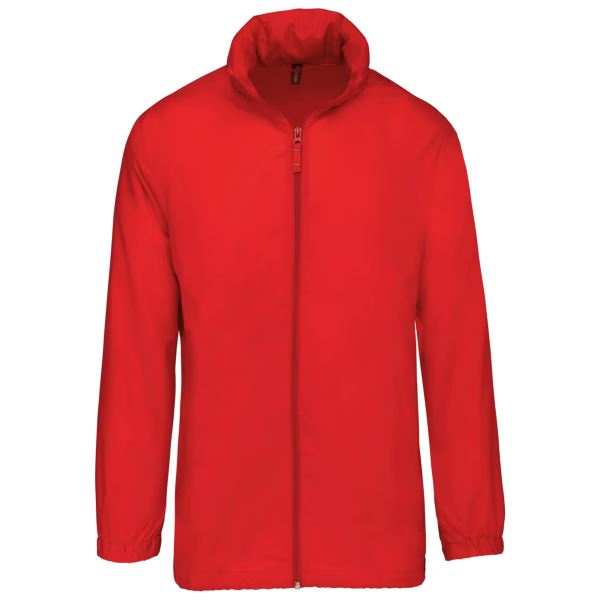 K616 coupe vent unisexe rouge