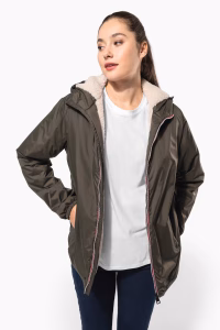 K6168 veste doublee sherpa unisexe femme