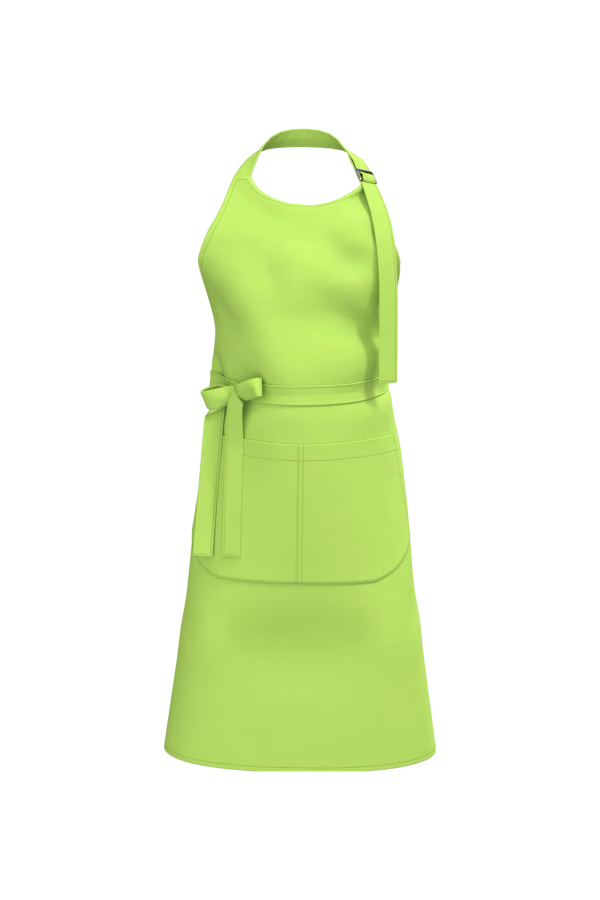 K8007 tablier vert poche bio