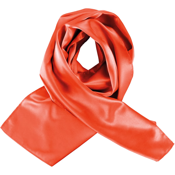 K861 foulard satine orange