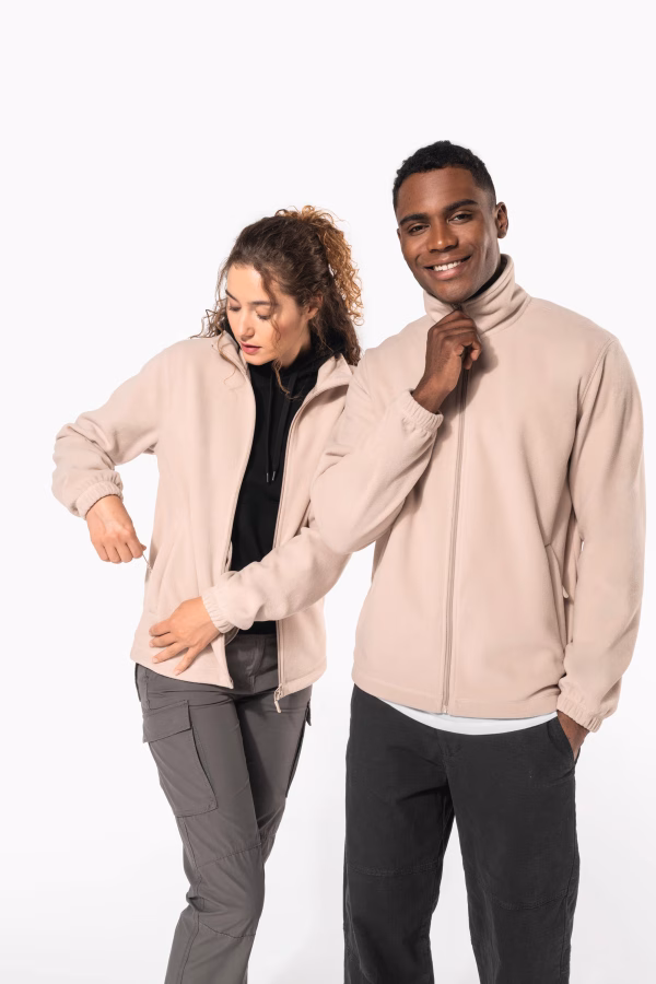 K940 veste polaire poignets zippes
