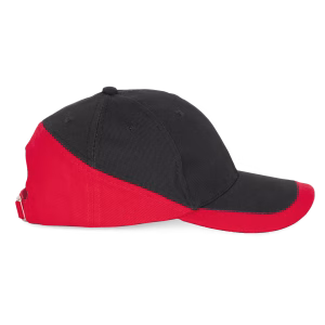 Kp045 casquette black red
