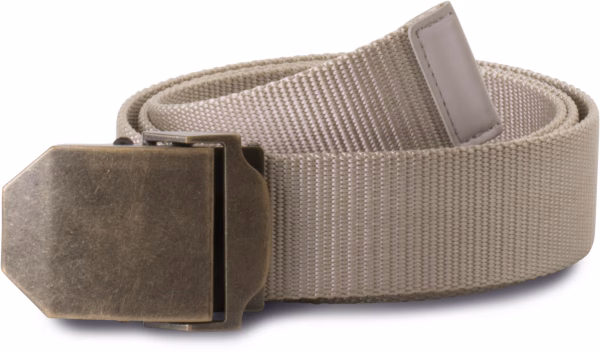 Kp813 ceinture nylon beige