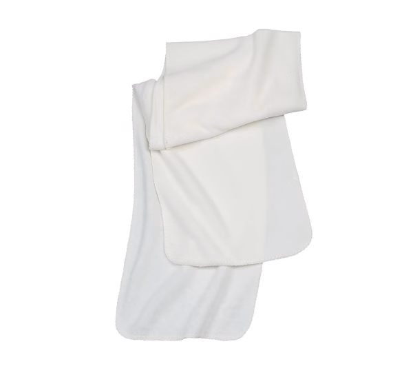 Kp878 echarpe blanc polaire