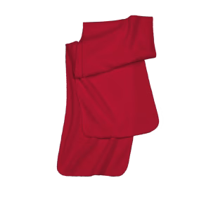 Kp878 echarpe rouge polaire