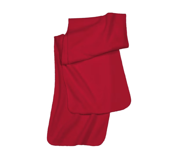 Kp878 echarpe rouge polaire