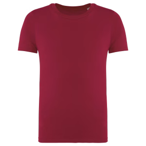 Ns307 tshirt ecoresponsable enfant bordeaux
