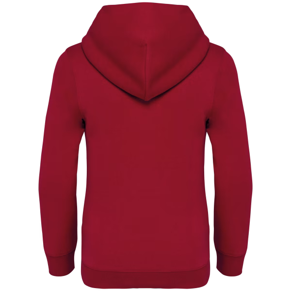 Ns404 sweat enfant eco dos rouge