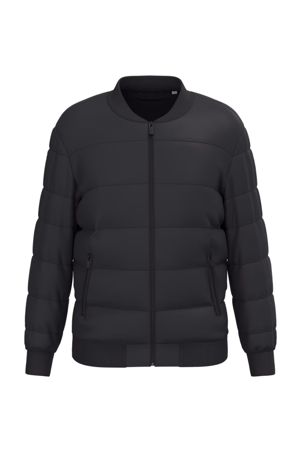Ns613 bomber matelasse noir