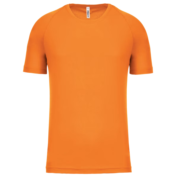 Pa445 tshirt enfant sport orange