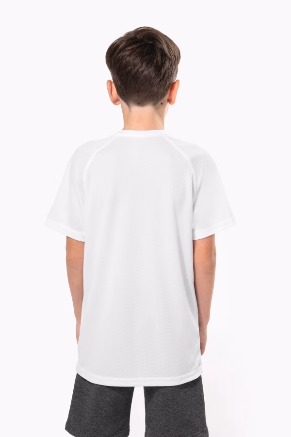 Pa445 tshirt sport enfant dos