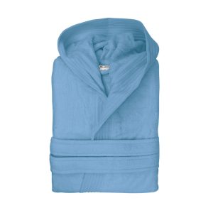 Peignoir velours bleu
