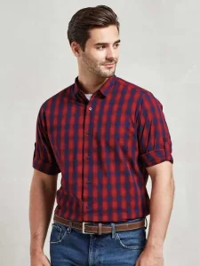 Pr250 chemise a carreau homme