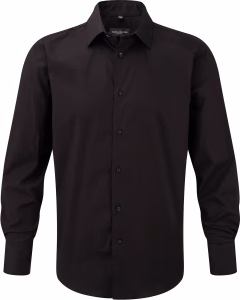 Ru946m chemise fittee homme noir