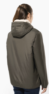 Veste doublee sherpa unisexe dos