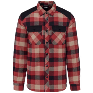 Wk520wk520 chemise a carreaux rouge