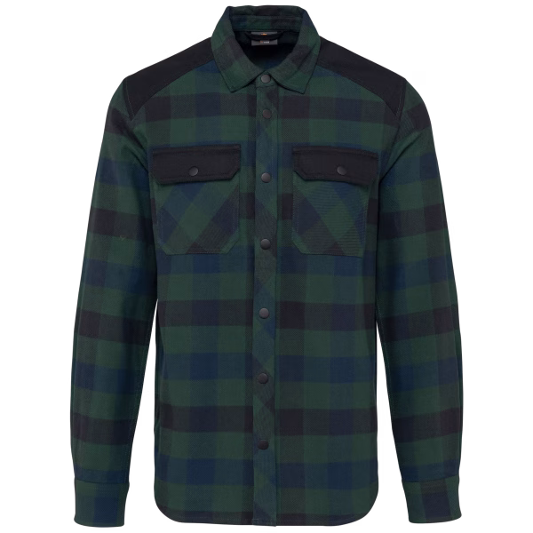 Wk520wk520 chemise a carreaux vert