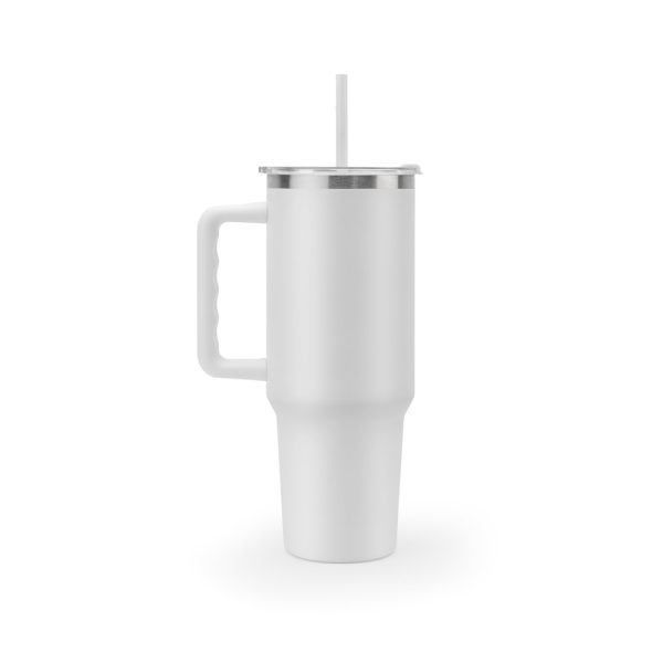94373 gourde recycle avec poignee blanc