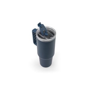 94373 gourde recycle avec poignee bleu