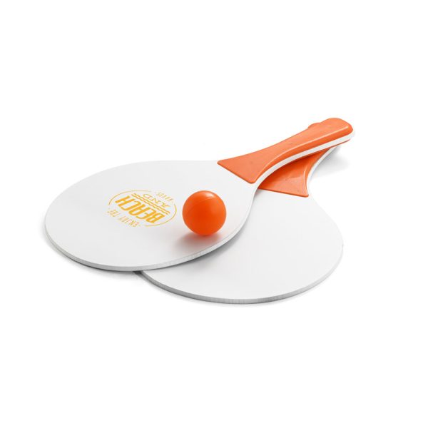 98035 raquette de plage orange