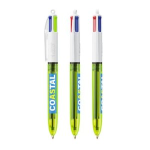Bic® 4 couleurs® fluo ballpen