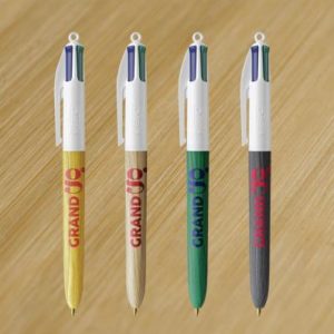 Bic® 4 couleurs® wood style ambiance