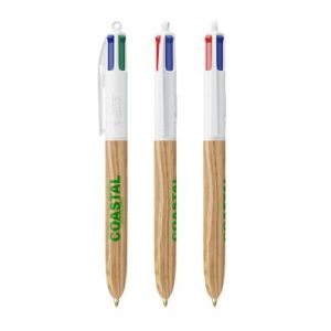 Bic® 4 couleurs® wood style
