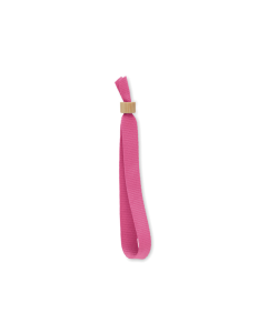 Bracelet polyester rose 1