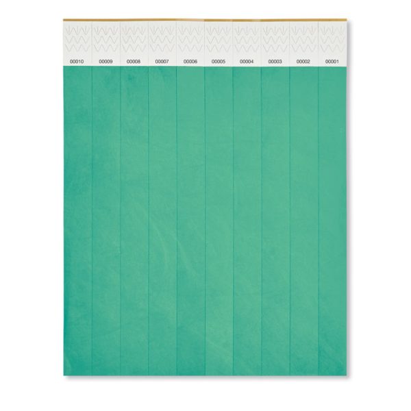 Bracelet tyvek vert