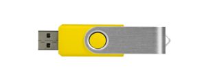 Cles usb basic jaune 1
