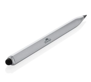 Crayon infini et multitaches en aluminium recycle face