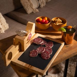 Guillotine a saucisson avec plateau ambiance