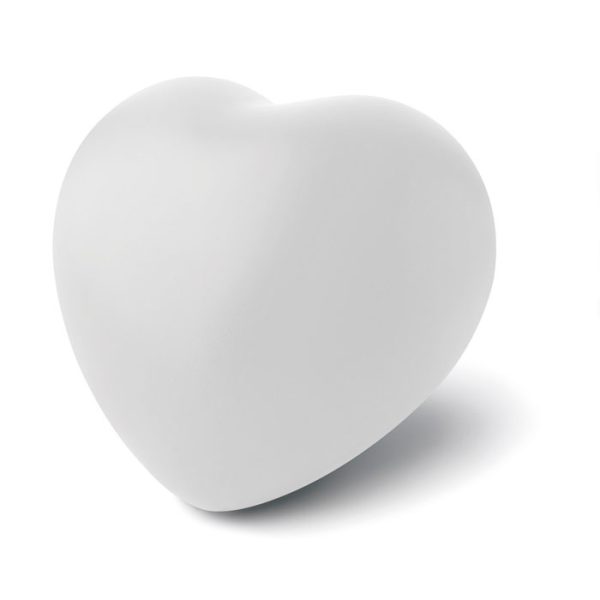 It3459 coeur anti stress blanc