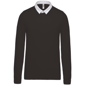 K213 polo rugby noir