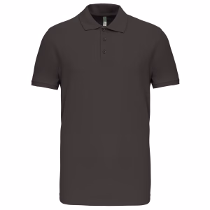 K239 polo homme coton elasthane gris