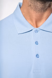 K254 polo pique manches courtes homme zoom