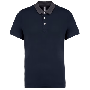K260 polo jersey homme navy darkgreyheather
