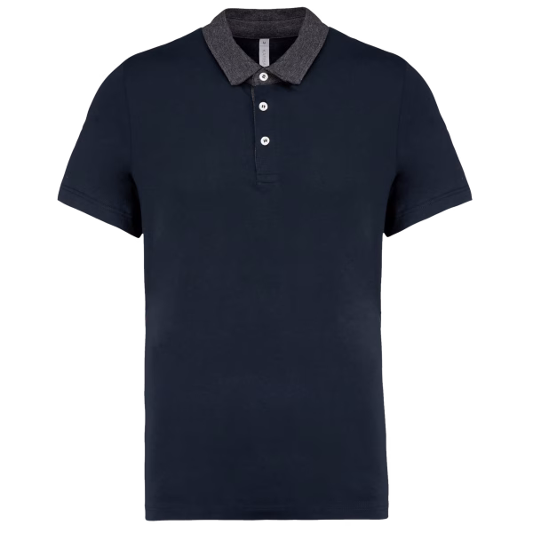 K260 polo jersey homme navy darkgreyheather